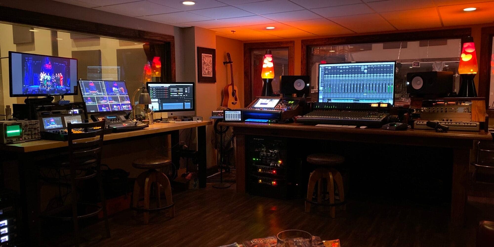 MadLife recording studio control room